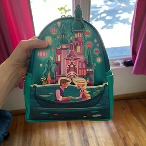 Loungefly Tangled Backpack Glow in the Dark